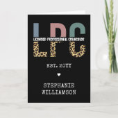 Aangepaste LPC-licentie voor professionele consult Kaart (Voorkant)