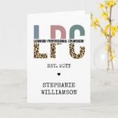 Aangepaste LPC-licentie voor professionele consult Kaart (Gele Bloem)