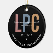 Aangepaste LPC-licentie voor professionele consult Keramisch Ornament (Links)