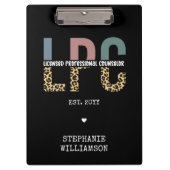 Aangepaste LPC-licentie voor professionele consult Klembord (Voorkant)