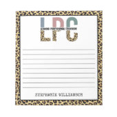 Aangepaste LPC-licentie voor professionele consult Notitieblok (Voorkant)