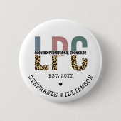 Aangepaste LPC-licentie voor professionele consult Ronde Button 5,7 Cm (Voorkant)