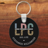 Aangepaste LPC-licentie voor professionele consult Sleutelhanger (Voorkant)