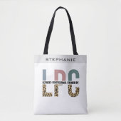 Aangepaste LPC-licentie voor professionele consult Tote Bag (Voorkant)