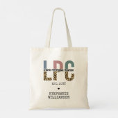 Aangepaste LPC-licentie voor professionele consult Tote Bag (Achterkant)