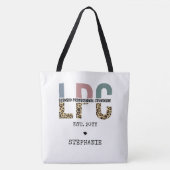 Aangepaste LPC-licentie voor professionele consult Tote Bag (Voorkant)