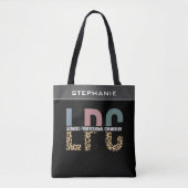 Aangepaste LPC-licentie voor professionele consult Tote Bag (Voorkant)