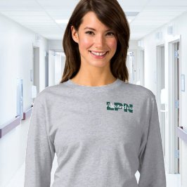 Aangepaste LPN-referenties met naam T-shirt
