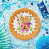 Aangepaste Luau 11e Borden op jaarpapier Papieren Bordje (Feest)