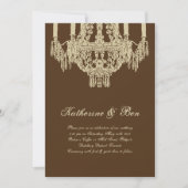 Aangepaste luchters weddenschappen kaart (Voorkant)