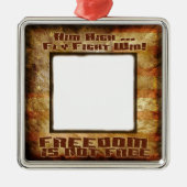 Aangepaste luchtmacht metalen ornament (Voorkant)