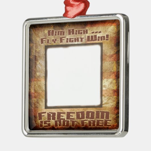 Aangepaste luchtmacht metalen ornament (Links)