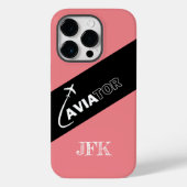 Aangepaste Luchtvaart, Vliegtuigen, Modern, Piloot Case-Mate iPhone Case (Achterkant)