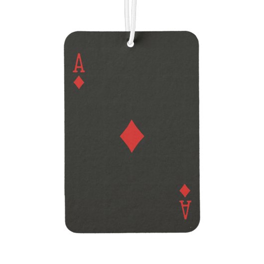Aangepaste luchtverfrisser - Ace of Diamonds (Achterkant)
