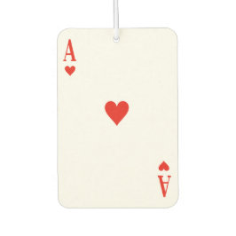 Aangepaste luchtverfrisser - Ace of Hearts
