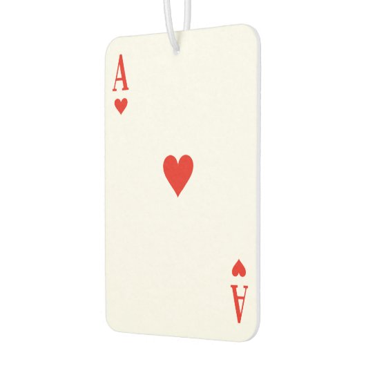 Aangepaste luchtverfrisser - Ace of Hearts (Links)
