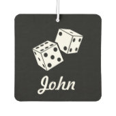 Aangepaste luchtverfrisser - dobbelnaam (Voorkant)