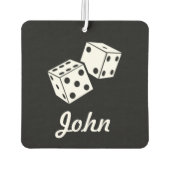 Aangepaste luchtverfrisser - dobbelnaam (Achterkant)