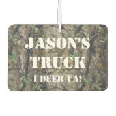 Aangepaste luchtverfrisser - Hunting Camo Grappige (Voorkant)