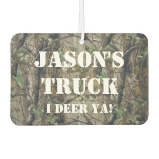 Aangepaste luchtverfrisser - Hunting Camo Grappige