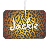 Aangepaste luchtverfrisser - Leopard Gold (Achterkant)