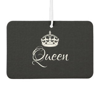 Aangepaste luchtverfrisser - Queen Crown Black