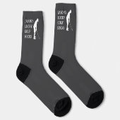 Aangepaste Lucky Golf Soks, Verjaardag Kerst Pret Sokken (Rechts)
