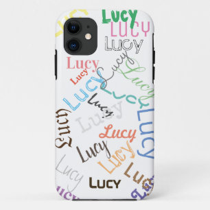 Aangepaste Lucy Naam Iphone telefoonhoesje cadeau Case-Mate iPhone Case