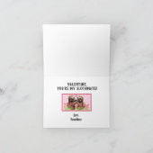 Aangepaste luiaard valentijnsdag liefde Slothmate  Feestdagen Kaart (Binnen)