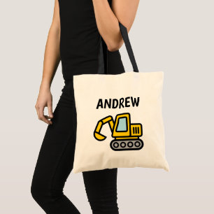 Aangepaste luiertas voor babyjongen met speelgoed  tote bag