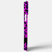 Aangepaste luipaard afdrukmagenta Case-Mate iPhone case (Achterkant / Rechts)