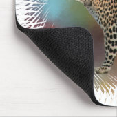 Aangepaste luipaard moderne Pop art Sjabloon Trend Muismat (Hoek)