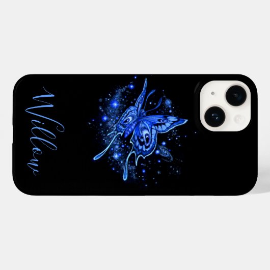 Aangepaste Lunar Moth Case-Mate iPhone Case (Achterkant (horizontaal))
