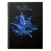 Aangepaste Lunar Moth Notitieboek (Voorkant)