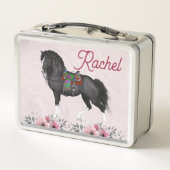 Aangepaste lunchbox voor de paardenliefhebber (Achterkant)