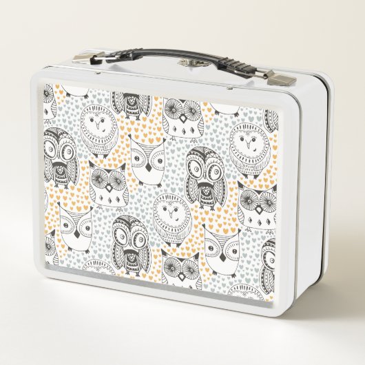 Aangepaste lunchboxen aangepaste naam patroonpatro (Achterkant)