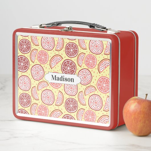 aangepaste lunchboxen Citrus Pattern (In situ)