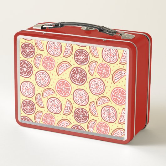 aangepaste lunchboxen Citrus Pattern (Achterkant)