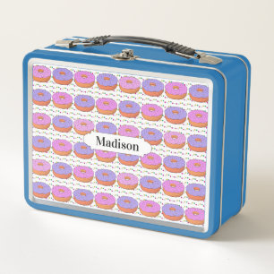 Aangepaste lunchboxen Donut Pattern