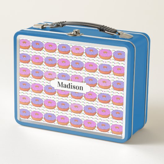 Aangepaste lunchboxen Donut Pattern (Voorkant)