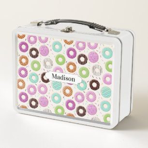 Aangepaste lunchboxen Donut Pattern