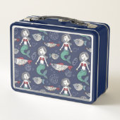 Aangepaste lunchboxen Mermaid Pattern (Achterkant)