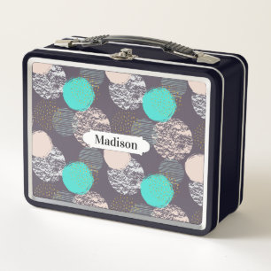 Aangepaste lunchboxen voor abstracte cirkels Patro