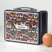 Aangepaste lunchboxen voor kleurrijke katten (In situ)