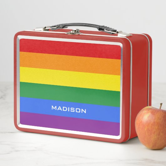 aangepaste lunchboxen voor regenboogvlag (In situ)