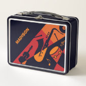 Aangepaste lunchvakken voor abstracte muziek (Voorkant)