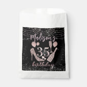 Aangepaste Luxe 35e verjaardag Bedankzakje (Voorkant)