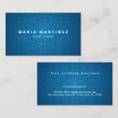 Aangepaste luxe boetiek Floral Visitekaartje (Voorkant / Achterkant)