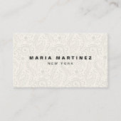 Aangepaste luxe boetiek Floral Visitekaartje (Voorkant)