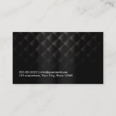 Aangepaste Luxe Gold- en Black Makeup-artiest Visitekaartje (Achterkant)